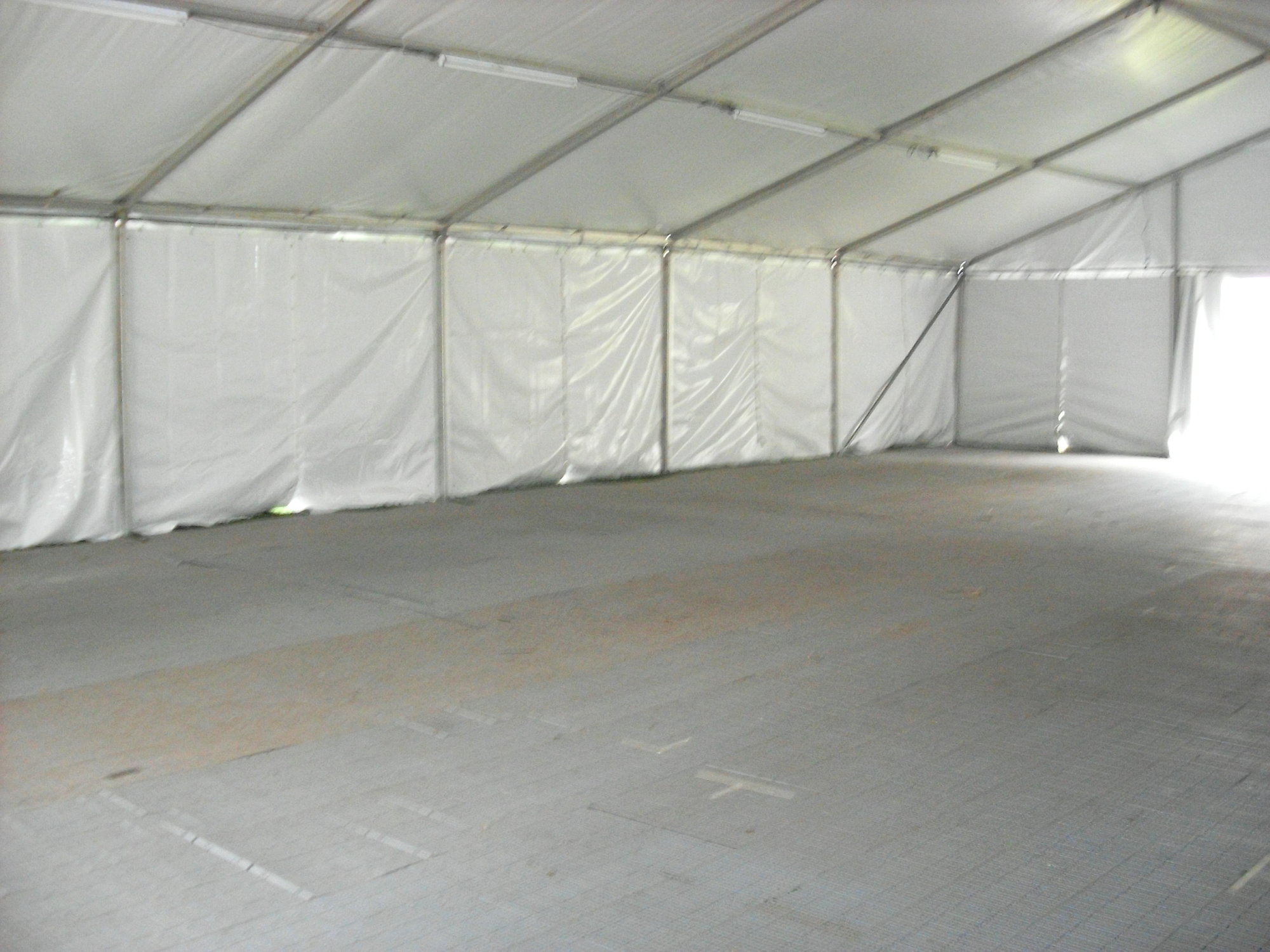 Pavilion Interior with Plastic Profloor