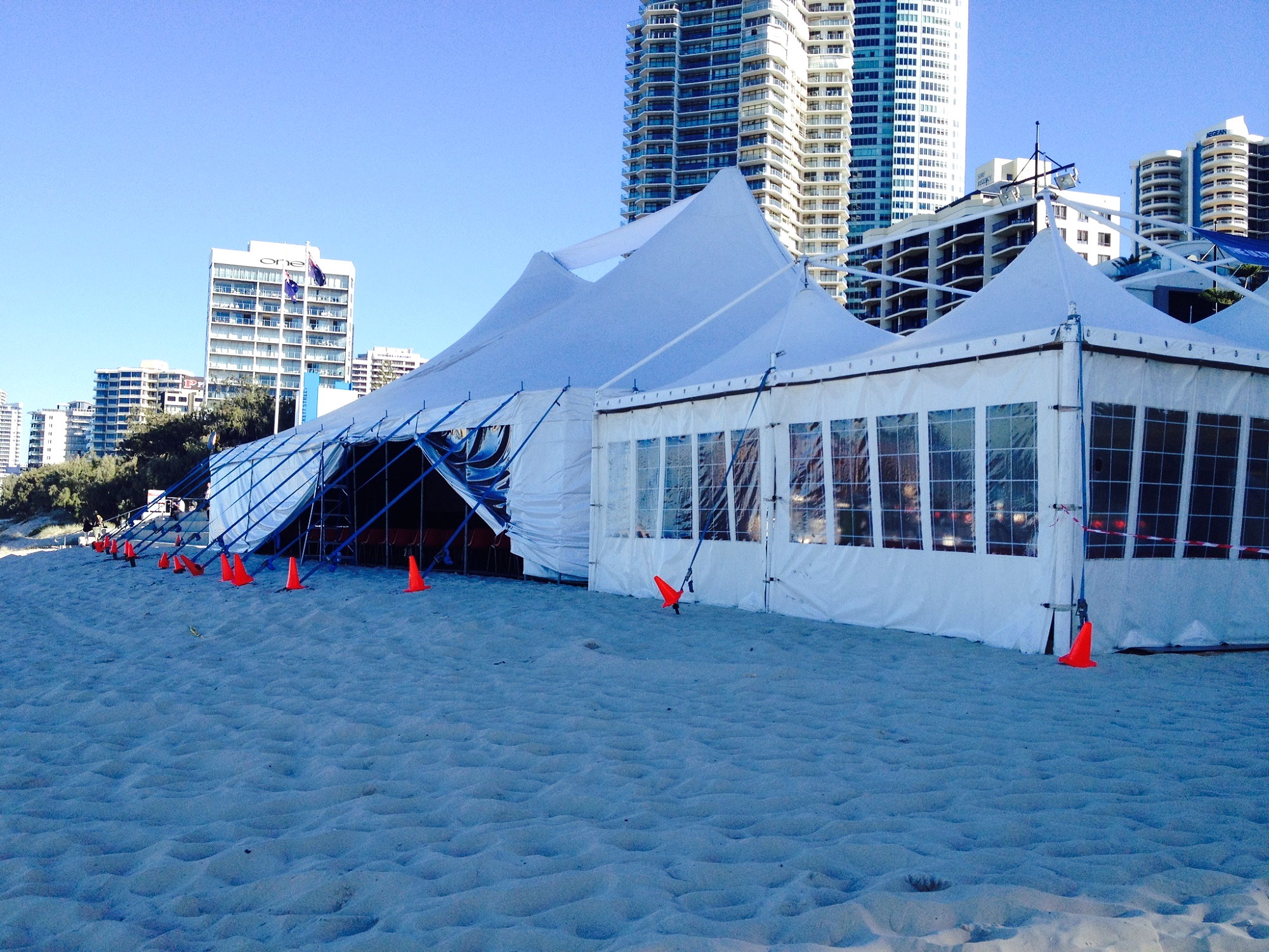 Prestige Marquee 10 x 10 Exterior With Window Walls